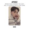 ATEEZ WORLD TOUR TOWARDS THE LIGHT : WILL TO POWER IN SEOUL ATINY ZONE Official Photocard