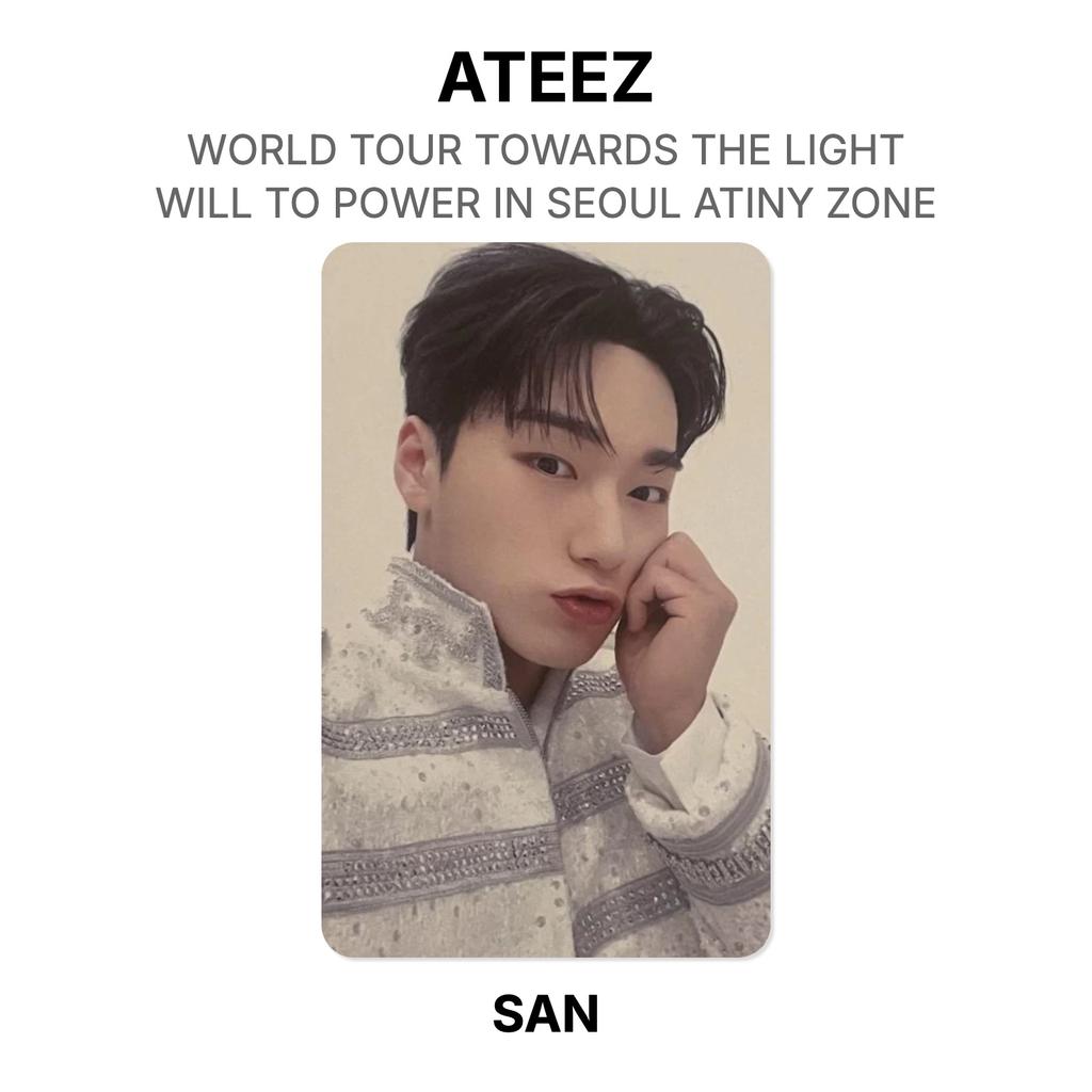 ATEEZ WORLD TOUR TOWARDS THE LIGHT : WILL TO POWER IN SEOUL ATINY ZONE Official Photocard