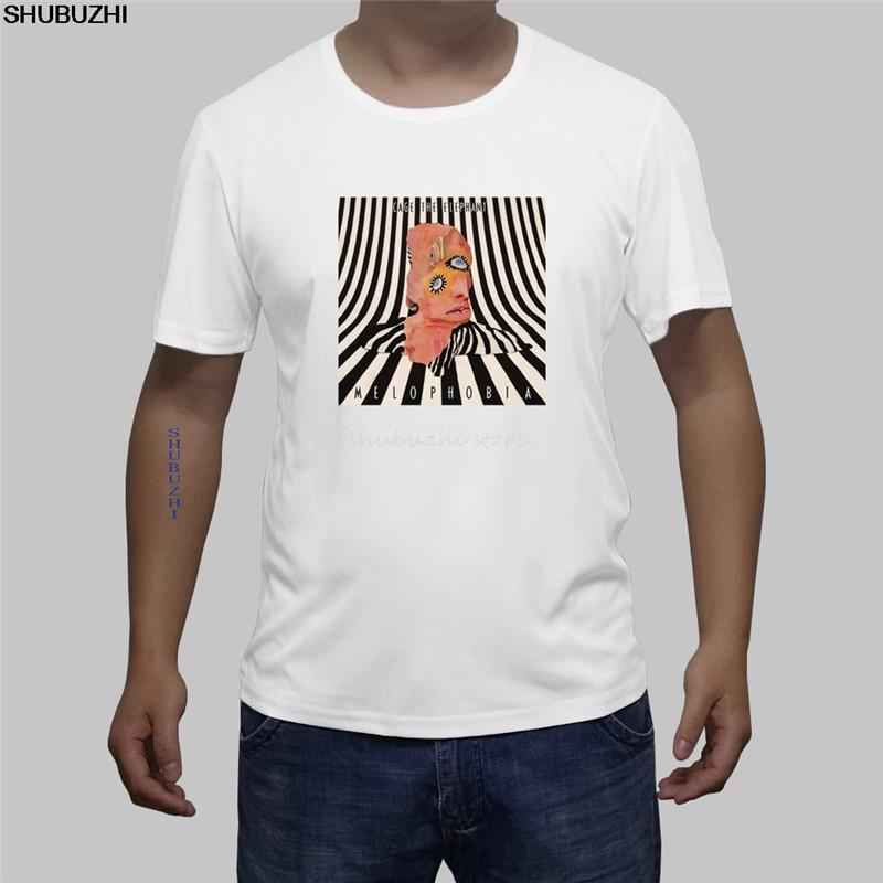 Print Tshirt Summer Short MenS Cage The Elephant Melophobia cotton Short Sleeve T Shirts MenS Fashion cotton euro size sbz4062