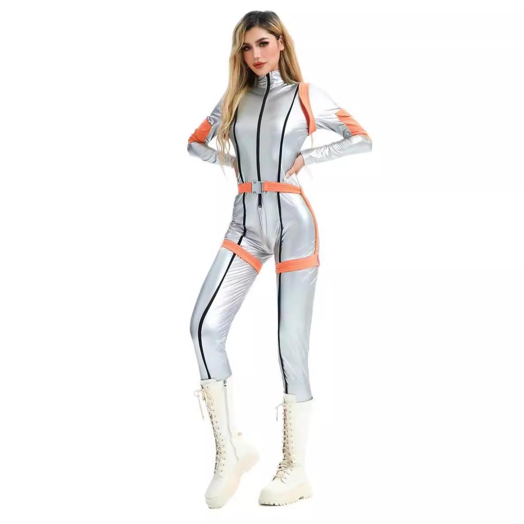 Halloween costume alien astronaut spacesuit tin stage performance warrior Wandering Earth performance outfit