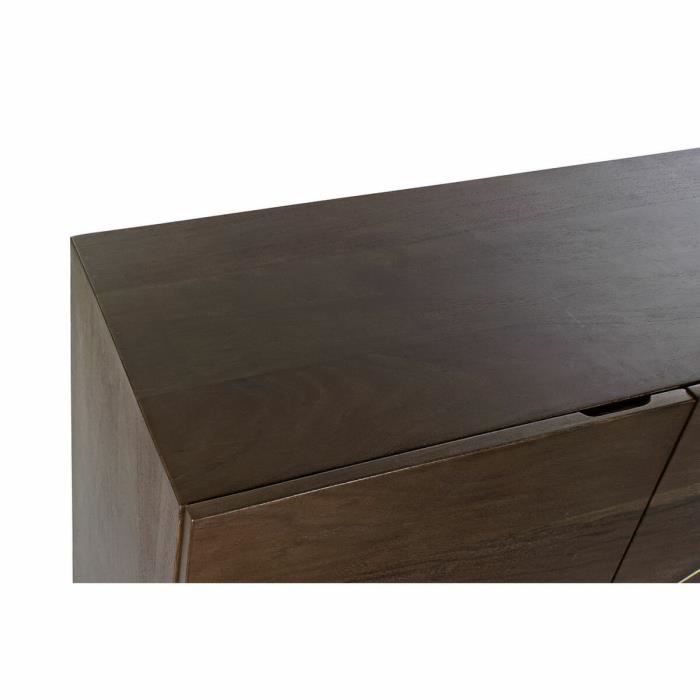 Buffet Acacia - Modèle - Couleur principale: Blanc - 3 portes - Bois massif - Design moderne