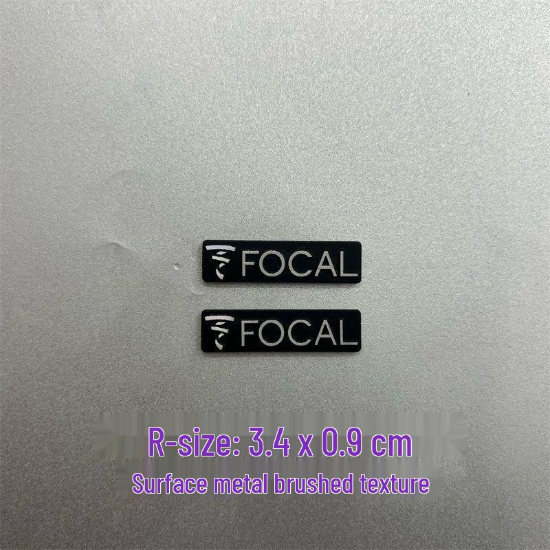 Dekorative Metallaufkleber für Auto-Audio-Lautsprecher von Bose, Harman Kardon, JBL.