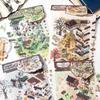 Twilight 3D Chinese Style Mini Landscaping Stickers - Second Series Creative Journal Décor