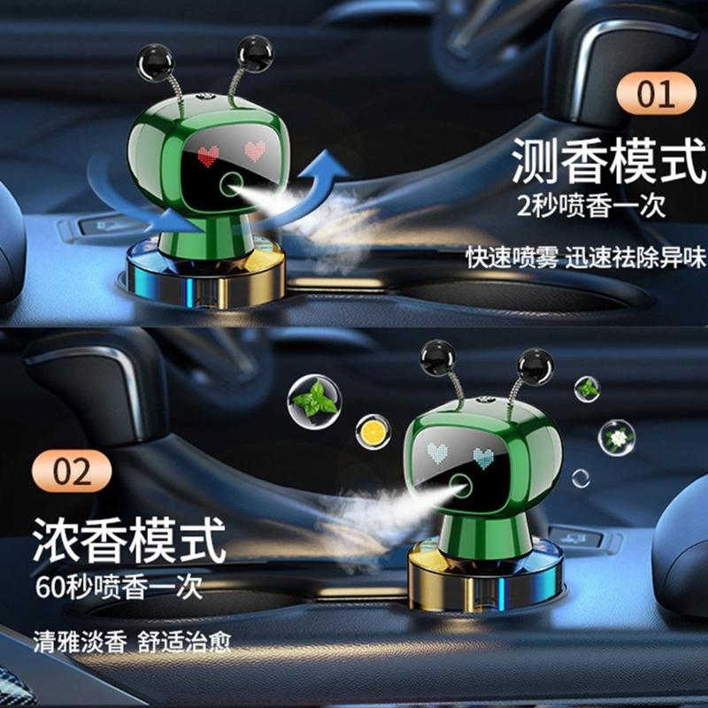 Intelligent Car Air Freshener With Automatic Sprayer Suitable For Enhanced Interior Air Quality Long Lasting Fragrances