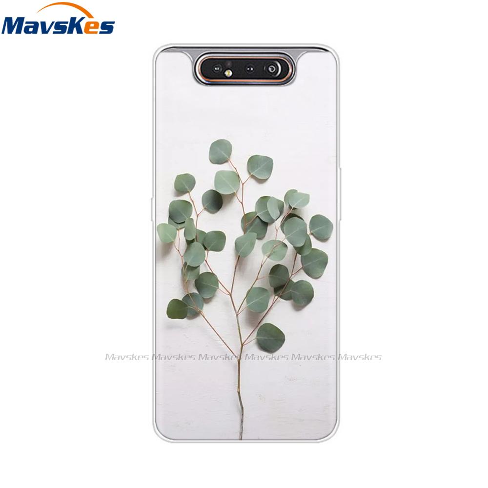 Per Samsung Galaxy A80 Custodia A805 Silicone Morbido TPU Custodia per Telefono Per Samsung A80 2019 A 80 GalaxyA80 A805F A805 SM-A805F/DS Copertura