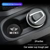 2Pcs Car Emblem Cup Groove Pad Anti Fouling Pad For MINI Cooper JCW Countryman Clubman Cabrio Paceman Coupe Roadster Clubvan