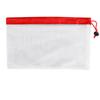 Reusable Food Bag with Drawing String Polyester Mesh Splicing Fruit Vegetable Pouch