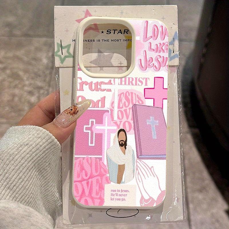 

Pink Cross Pattern Phone Case for Xiaomi Redmi Note 15 14 13 12 11 Pro Plus 4G 5G 10 9 8 15C 14C 13 12C 10C Cover Redmi K50i