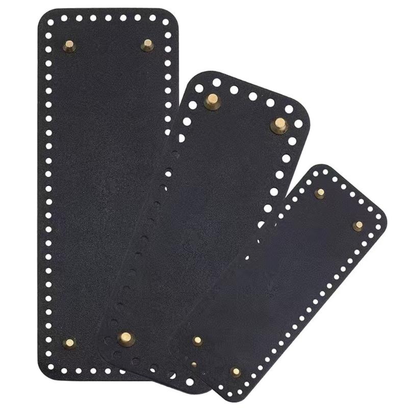 Bag Bases for Crochet 22x10cm 8x18cm Crochet Bag Bottom Bases Leather Bag Bottom Oval Round Rectangle Bottom Bag Bases