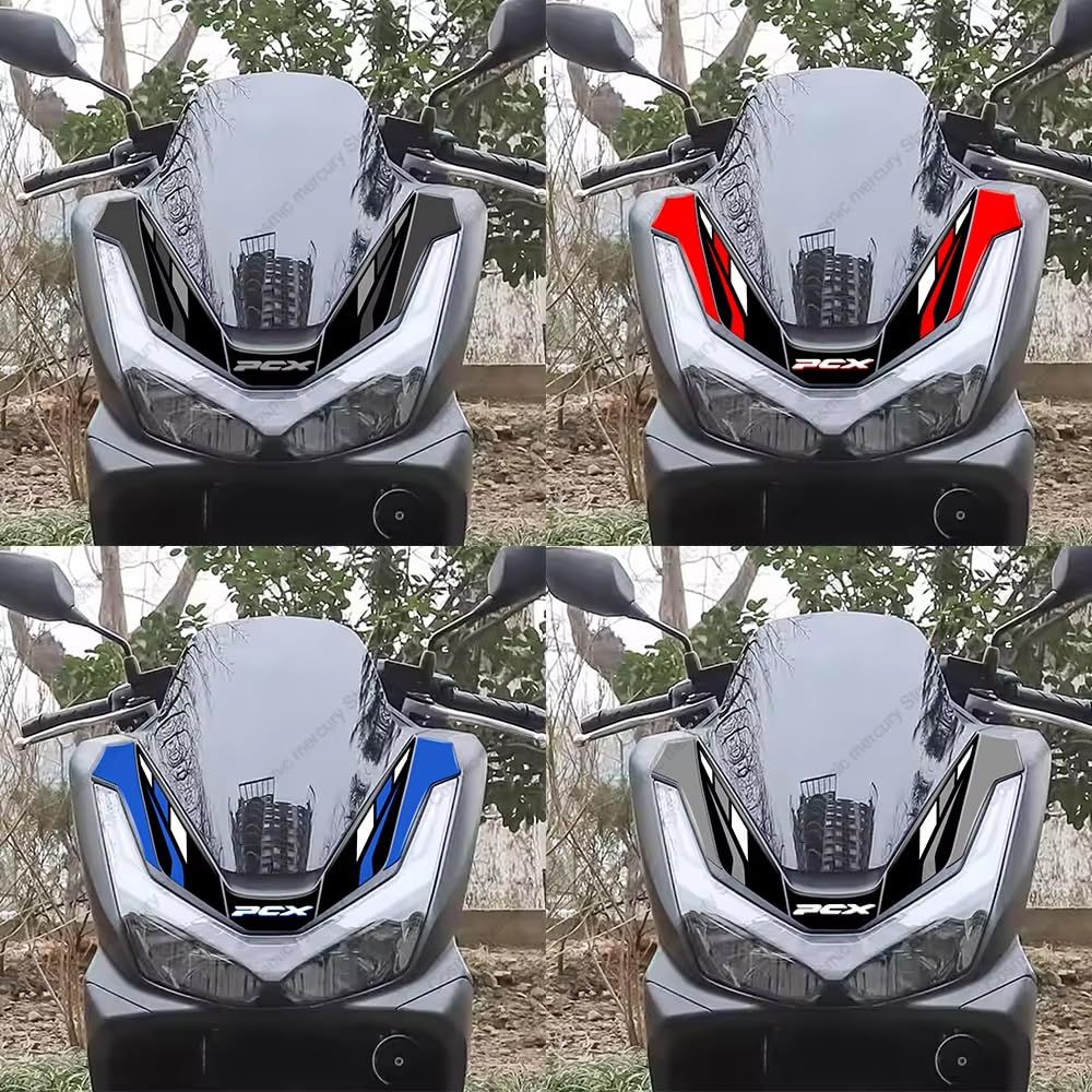 FOR PCX 160 PCX160 2025 Anti-slip Front Sticker Anti-Scratch Protective Sticker Film Armor Modification Accessories (Red) [Parallel Import]