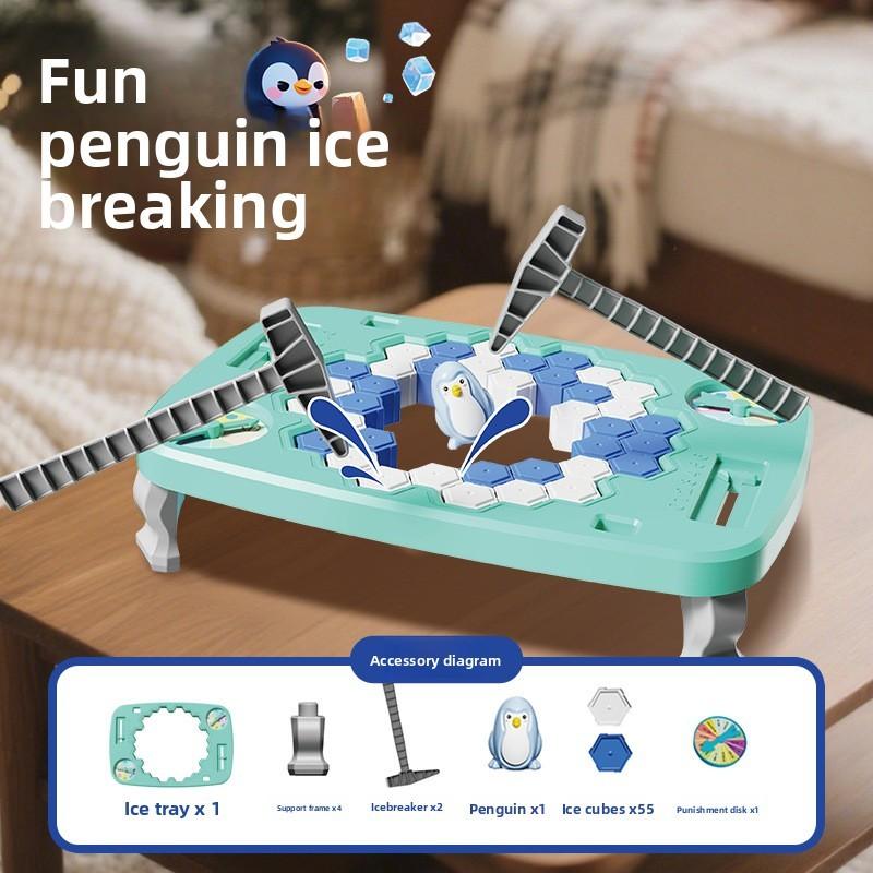 Penguin Ice Breaking Toy For Kids Educational Interactive Parent Child Game