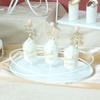 European White Dessert Table Decoration Wedding Table Display Frame Set Macaron Afternoon Tea Cake Dessert Tray