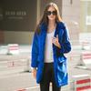 New fashion slim rabbit fur jacket medium and long European and American tide winter