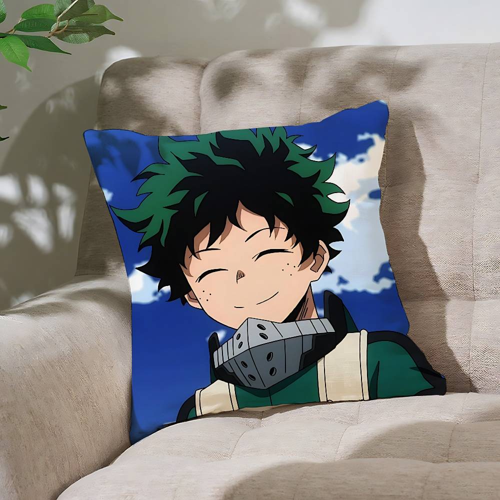 Anime Cute Iizuku MidoriyaS Customizable Square Pillowcases Stylish And Soft Perfect For Beds Cars And Sofas