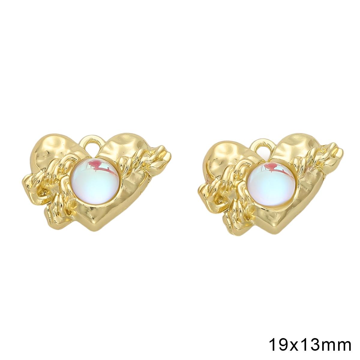 

Золотой/серебряный цвет сплава Алмазное сердце роза бабочка кулон для изготовления ювелирных изделий DIY ожерелье браслет серьги 1pcs золотой