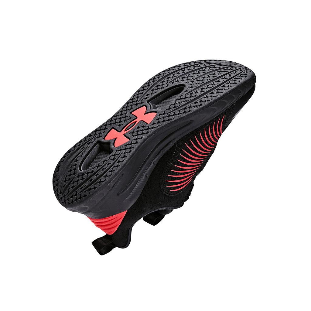 Under Armour Slip Resistant Kick Resistant Durable Breathable Lightweight Warm Running Shoes Kids Sneakers Black White 2411122