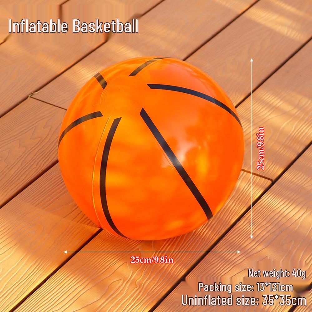 

Надувной ПВХ Баскетбольный Пляжный Мяч для Рекламы 35CM Before Inflation