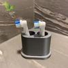 1Pcs Plastic Bathroom Countertop Organizer Electric Toothbrush Head Mini Storage Box Electric Toothbrush Head Holder