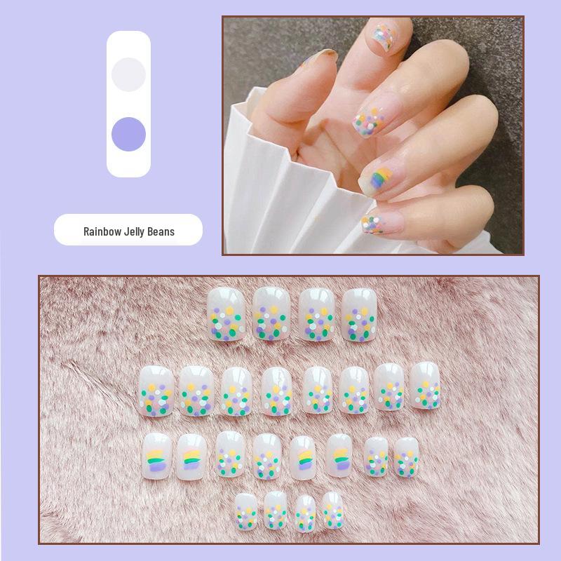 Press-On Removable Fake Nails - Fashionable Manicure Nail Tips
