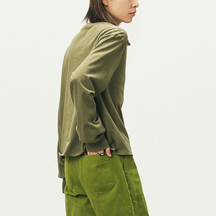 Vans X Liberty Fabrics Floral Print Long Sleeve T-Shirt Women Tops Green VN0A5JNXZEA