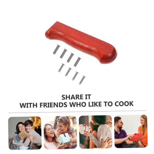 Iplusmile Knife Handle Replacement with Rivets, Ergonomic Design for Knife Handle Replacement and Repair