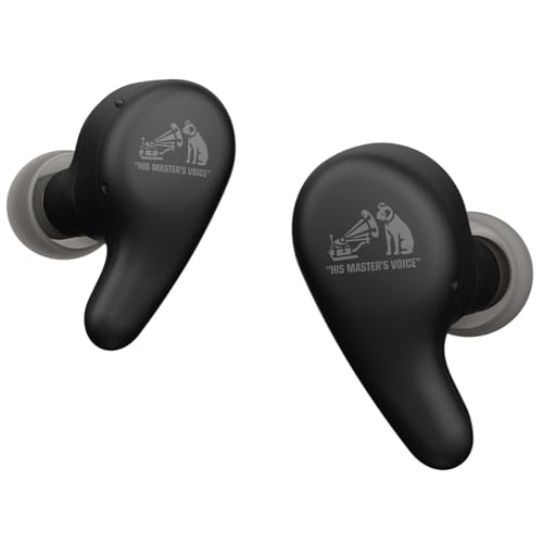 JVC Kenwood Victor HA-A22T-B Wireless Earphones Bluetooth 5.4 Noise Cancelling Microphone 26 Hours Play Water-Resistant Sea Design Black