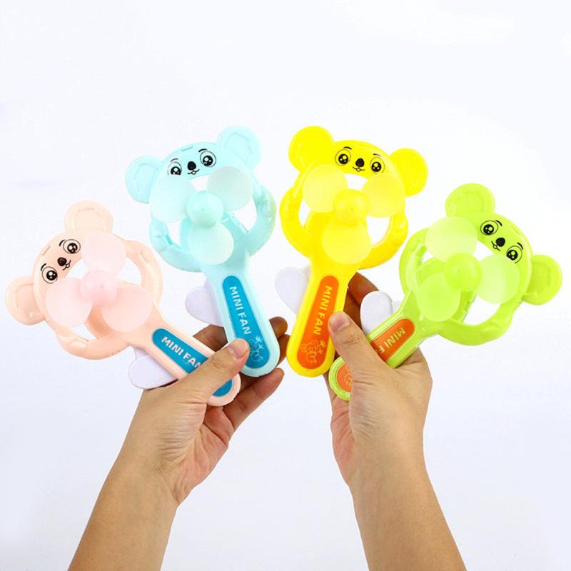 Portable Handhold Mini Fan with Cartoon Shape for Student