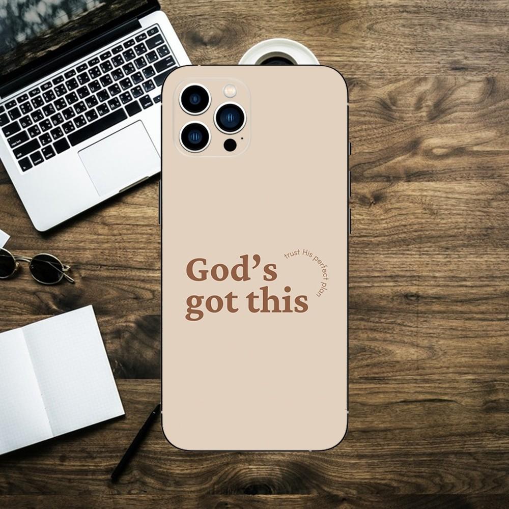 Bible Verse Jesus Christ Christian Phone Case For Apple iPhone 15,14,13,12,11,XS,XR,X,8,7,Pro,Max,Plus,mini Black Cover