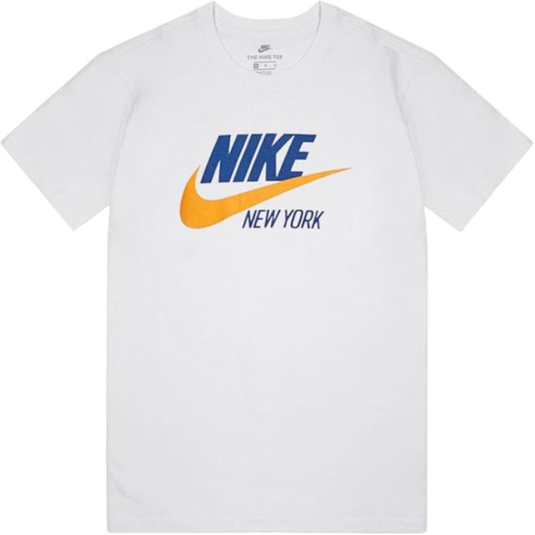 Nike Pullover Letter Short Sleeve Round Neck Logo T-Shirt Men Tops CW0818-100 S