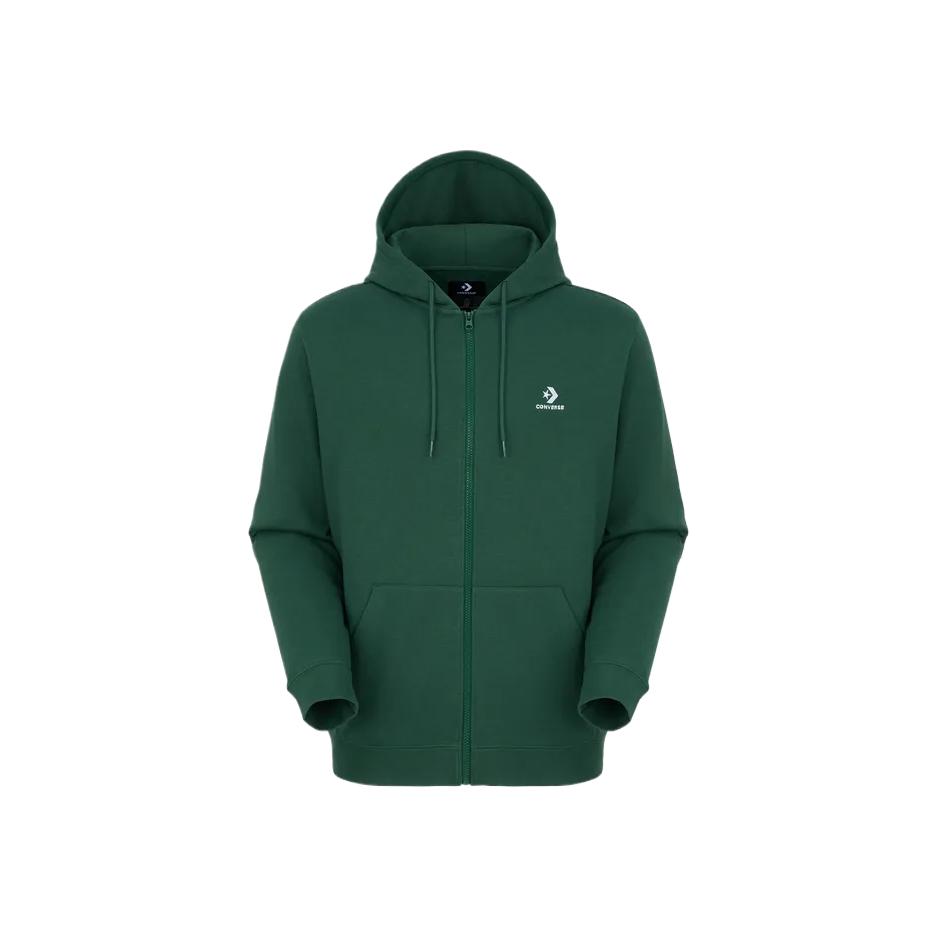 Converse Sweatshirts Men s Green Hooded Moderate Regular MCH701-F8G 2XL