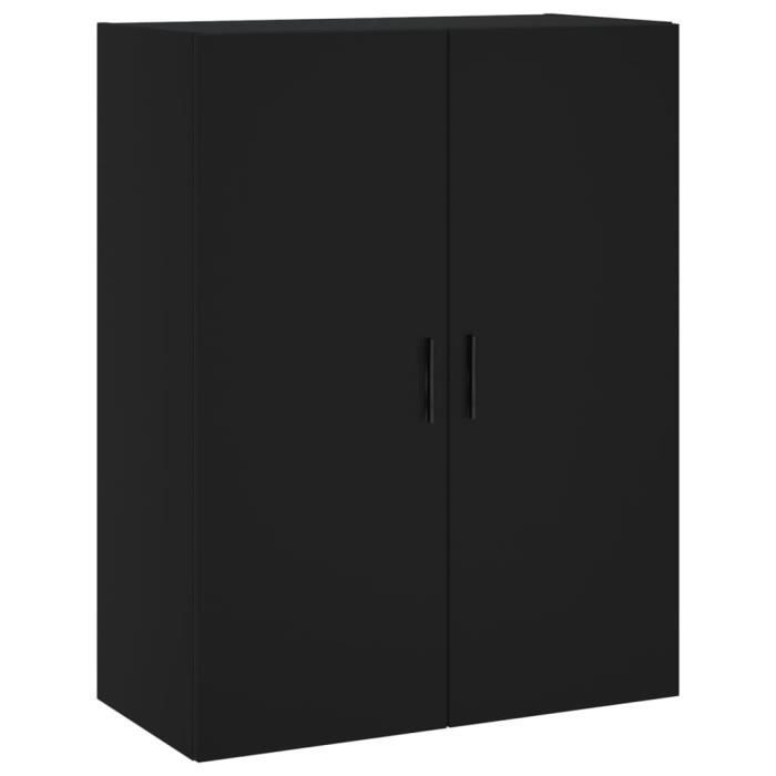 VidaXL Armoire murale noir 69,5x34x90 cm 828437