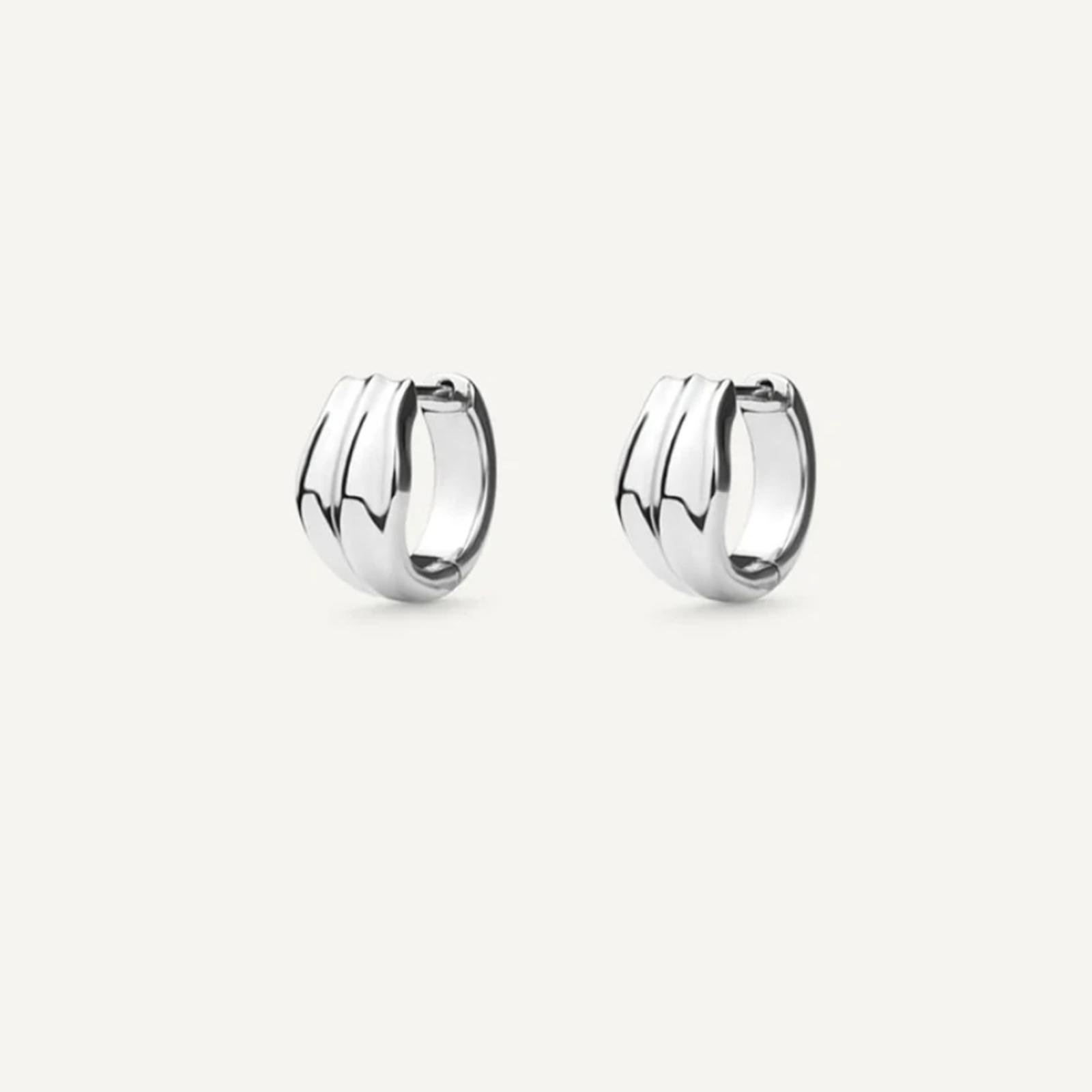 DPLAOPA Women 925 Silver Circle Hoop Earring Piercing Huggies Plain Dainty Luxury Rock Punk Fine Wedding Jewelry серебряный