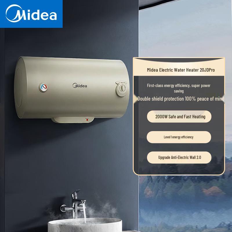 Midea F60-20JDPro 60L Level 1 Energy Efficient Storage Water Heater CN plug (adapter included)