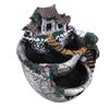 Fairy Garden Plant Pot   Landscape Resin Planter   Decor for Succulents Plants with Small House Ornament Outdoor Indoor Balcony Decor