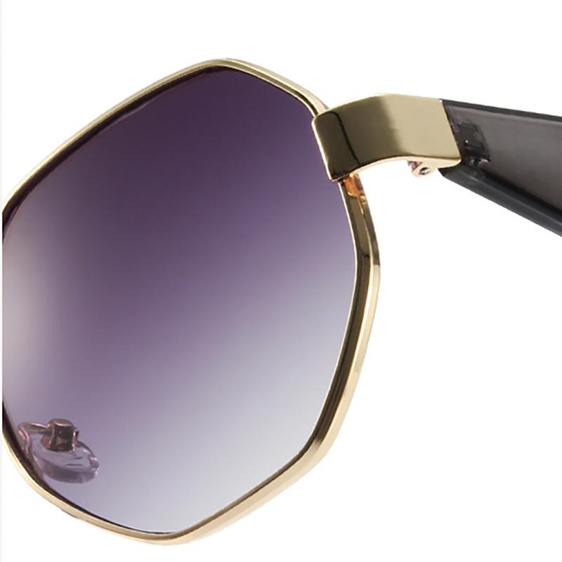 Nowe okulary przeciwsłoneczne retro damskie modne wielokątne metalowe okulary przeciwsłoneczne męskie luksusowe markowe designerskie dekoracyjne okulary przeciwsłoneczne UV400