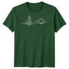 Segelboot Sonnenuntergang Segeln Reise Unisex T-Shirt Ozean Linienkunst