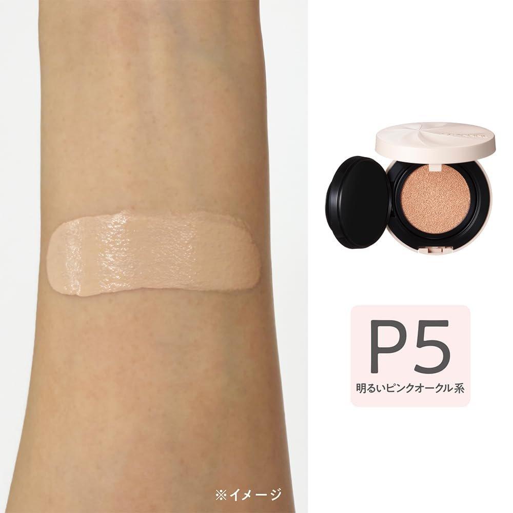 CEZANNE Cushion Foundation Refill P5 Bright Pink Ochre SPF50+ PA++++ Moist Dewy Finish