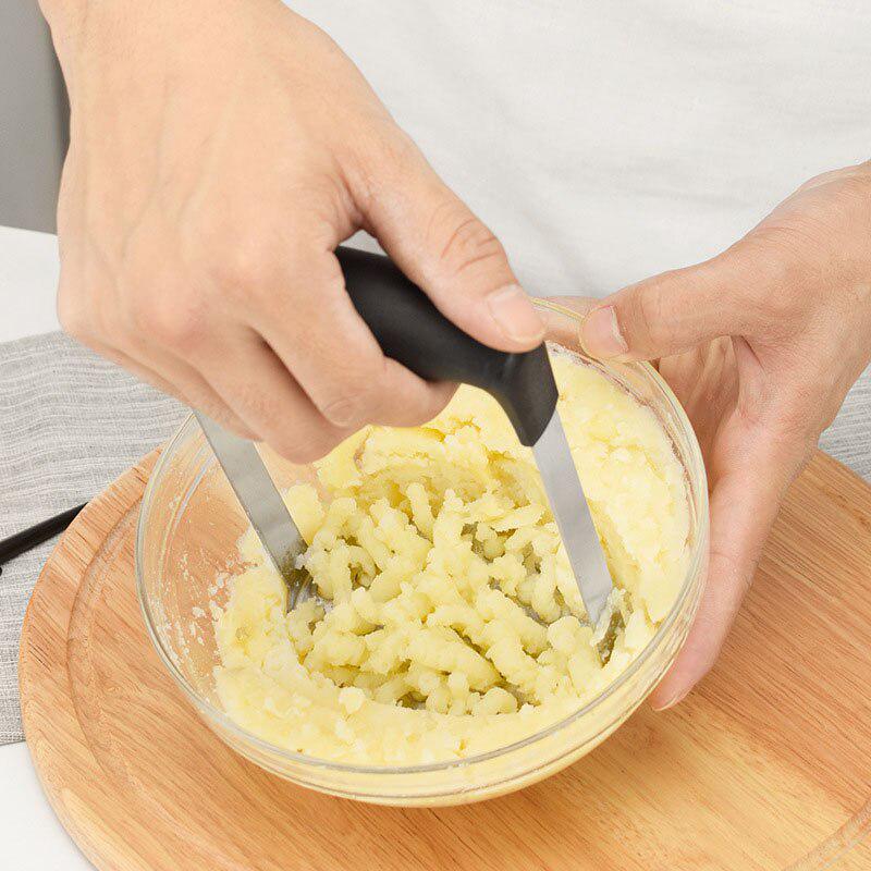 Stainless Steel Potato Masher Ricer Kitchen  Smooth Mashed Potatoes Crusher Fruit Vegetable Tools