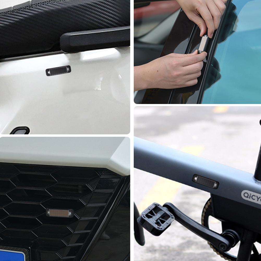 Автомобильный солнечный предупреждающий световой сигнал светодиодный фонарик индикатор — фото 8