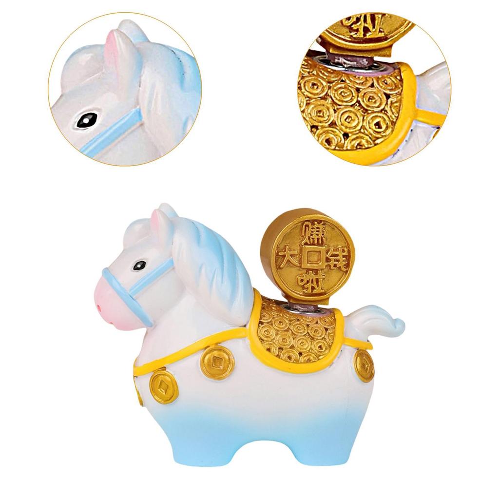 2026 Chinese Horse New Year Decorations Animal Statue, Figurine ,Sculpture Car Ornaments for Chinese New Year Desk