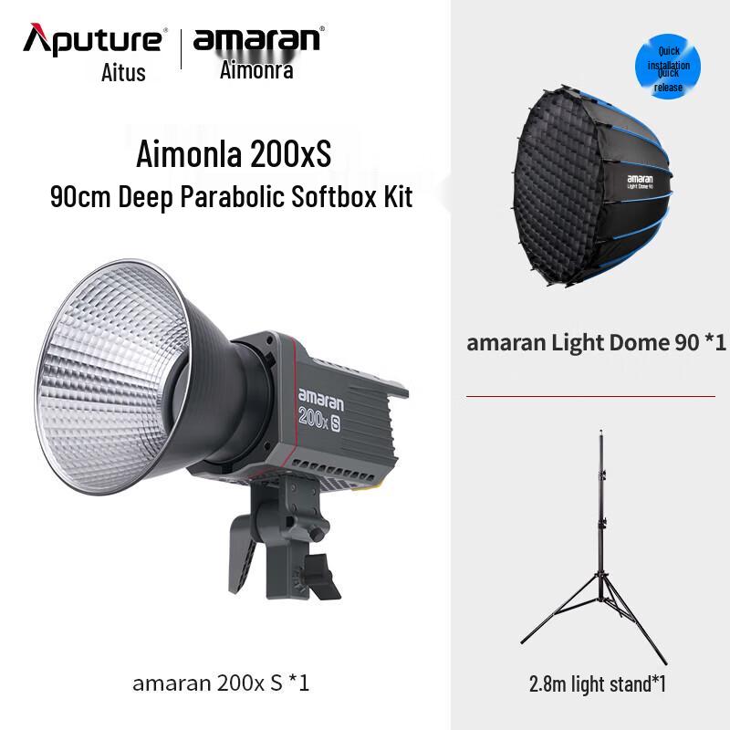 Aputure Amaran 200x S Bi-Color LED Video Light Kit