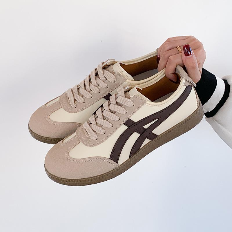 

Shoes autumn new Forrest Gump shoes women s retro versatile student board shoes casual shoes flat casual shoes ins 40 бежевий