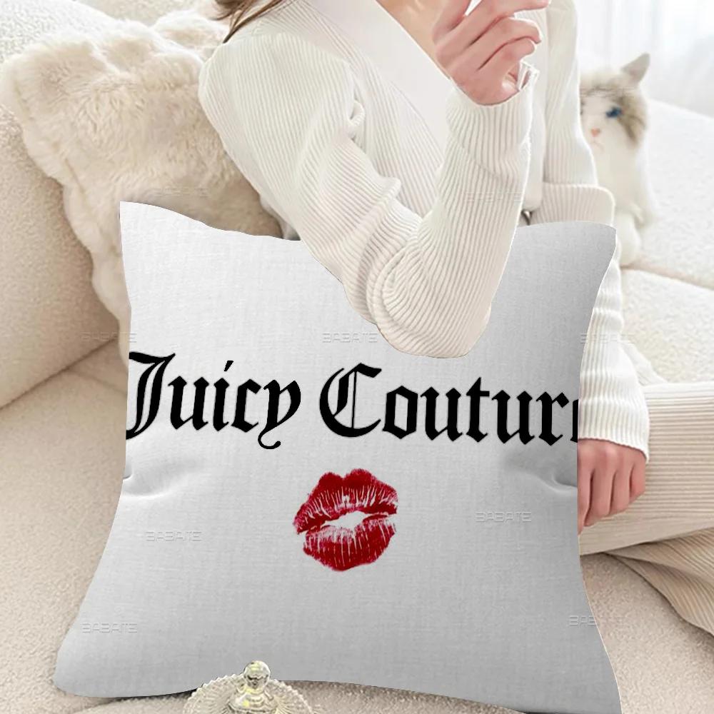 Moda J-juicy-couture Federe Cuscino Cartone Animato Divano Decorativo Casa Stampa su Due Lati Peluche Corto Carino Copricuscino
