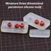 Stampo in Silicone a Forma di Frutta Artistica Materiali Sicuri per Alimenti Design di Cachi Stampo per Progetti Fatti a Mano Creazione di Regali