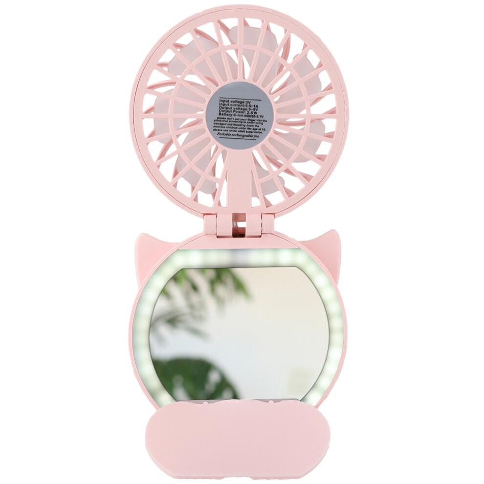 Handheld Fan with3-in-1Multi-Functional Design, Portable Mini Desk Fan, 3Levels of Wind Speed, Rechargeable Battery Operated, Ultra Low Noise for