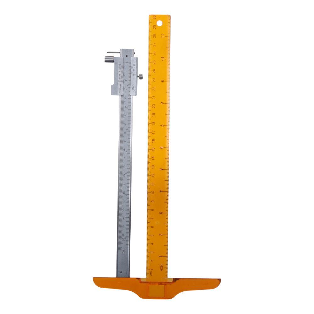 Stainless Steel Dual Scale 200mm/8" Carbide Marking Needle for Scribe On Metal Wood Plastic