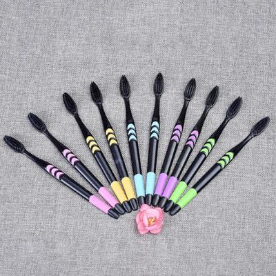 10 Stück manuelle Zahnbürsten, weiche Borsten, Zahnpflege, Kunststoff, für Zuhause, Reisen, Zahnreinigungsbürsten für Erwachsene