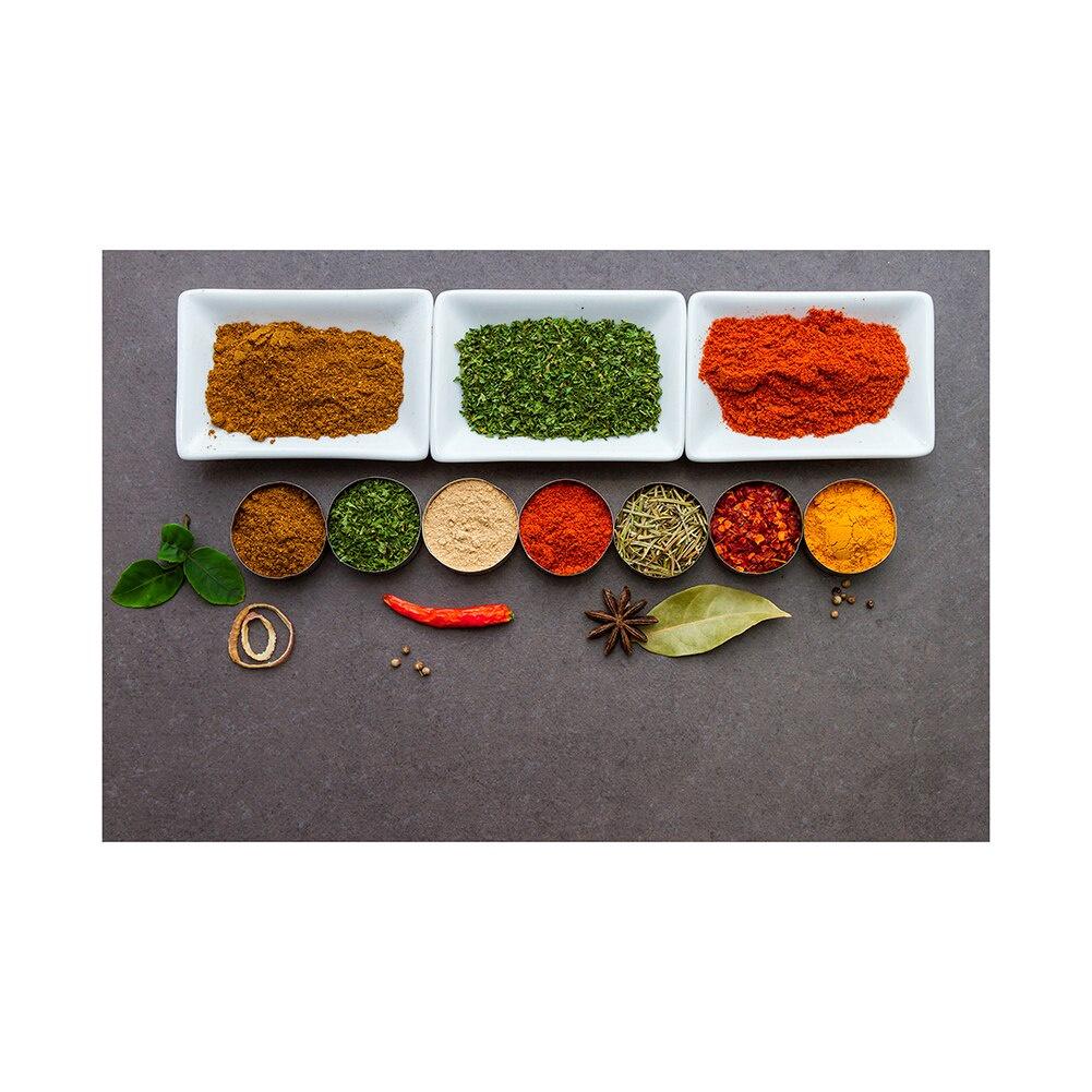 Grains Spices Spoon Peppers Canvas Painting Kitchen Decor Posters Print for Dining Room Wall Art Pictures Home Art Decor