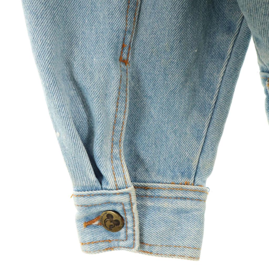 mickey & co. 90s Old Mickey Mouse Denim Jacket S Denim jacket trucker Women Used