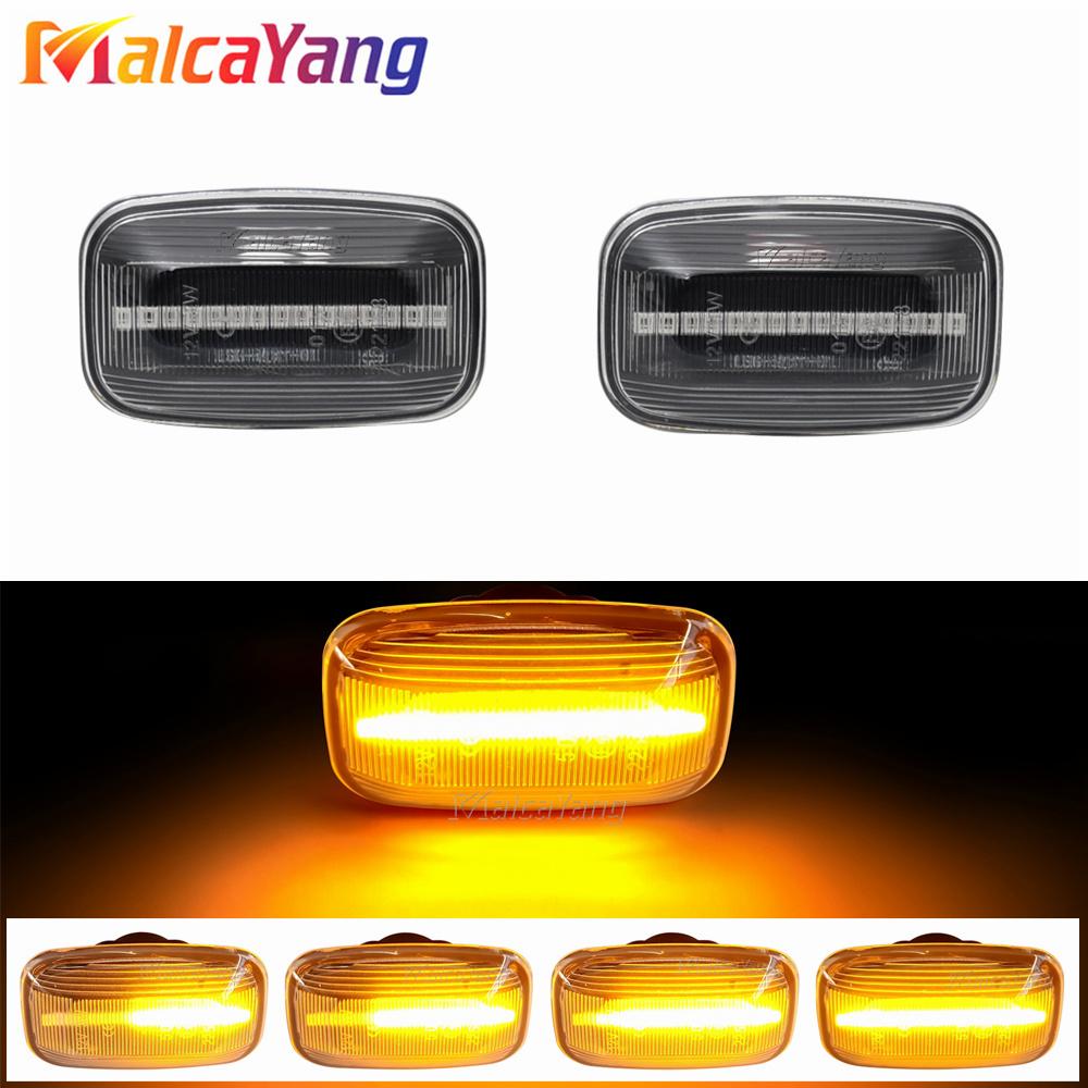 For Toyota Landcruiser 70 80 100 Series Car Led Dynamic Side Marker Turn Signal Light Sequential Blinker Light